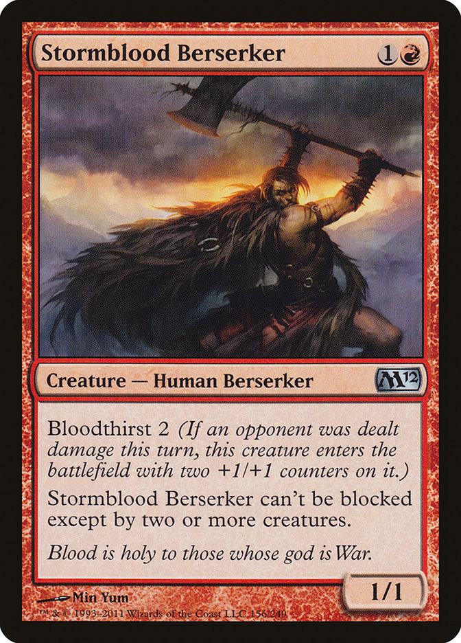 Stormblood Berserker - [Foil] Magic 2012 (M12)