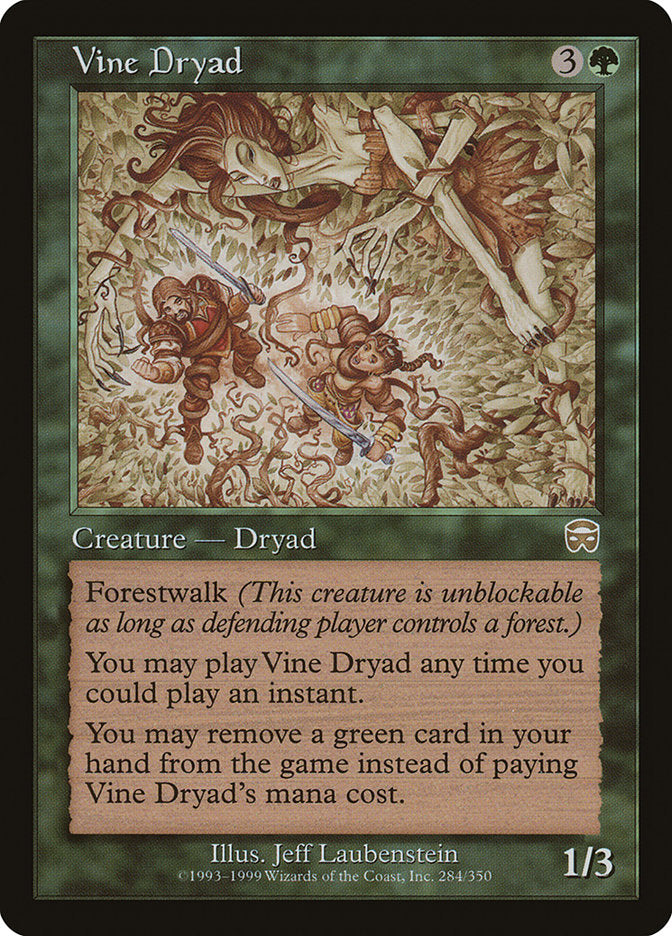 Vine Dryad - [Foil] Mercadian Masques (MMQ)