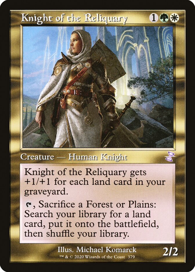 Knight of the Reliquary - [Foil, Retro Frame] Time Spiral Remastered (TSR)