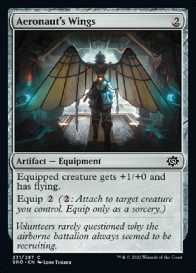 Aeronaut's Wings - [Foil] The Brothers' War (BRO)