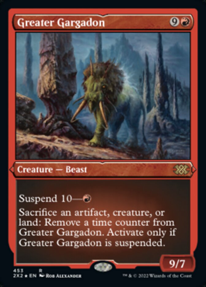 Greater Gargadon - [Etched Foil] Double Masters 2022 (2X2)