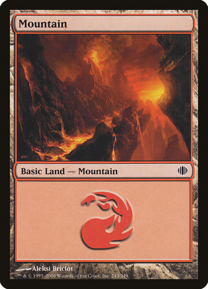 Mountain (243) - [Foil] Shards of Alara (ALA)