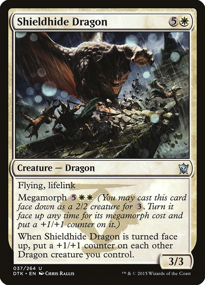Shieldhide Dragon - [Foil] Dragons of Tarkir (DTK)