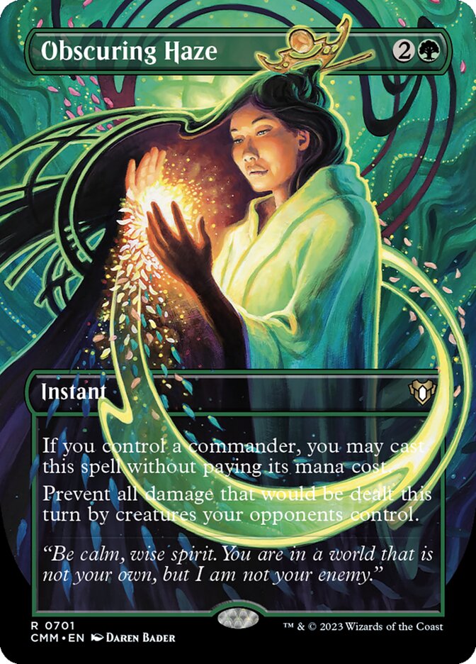 Obscuring Haze - [Borderless] Commander Masters (CMM)
