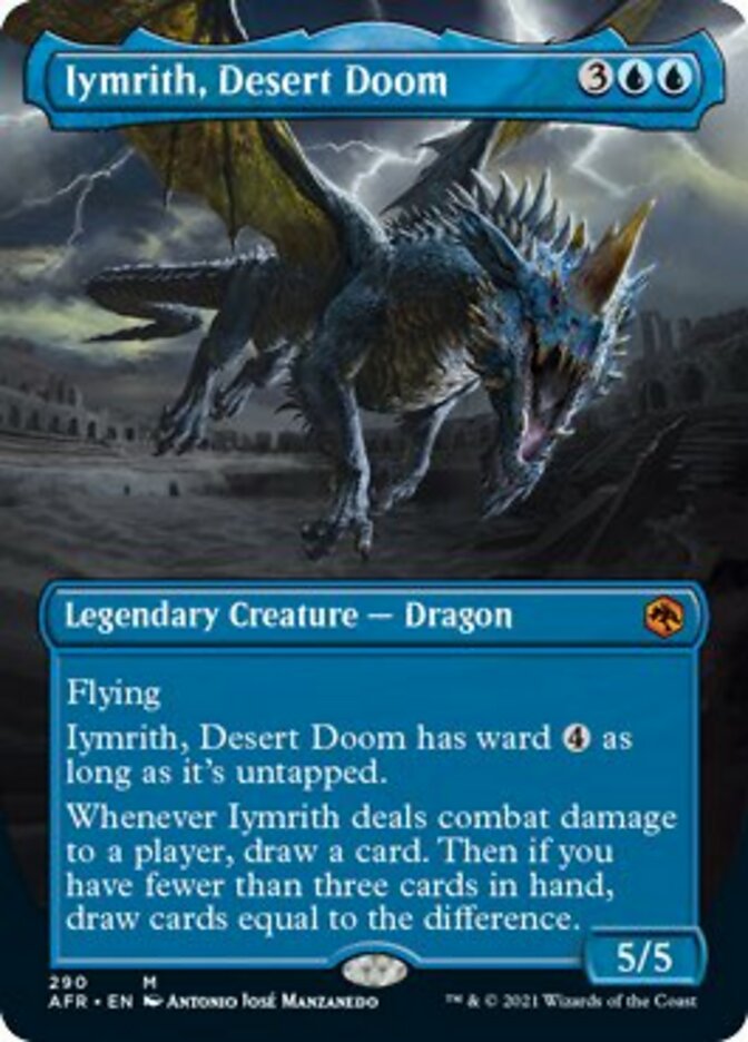 Iymrith, Desert Doom - [Foil, Borderless] Adventures in the Forgotten Realms (AFR)