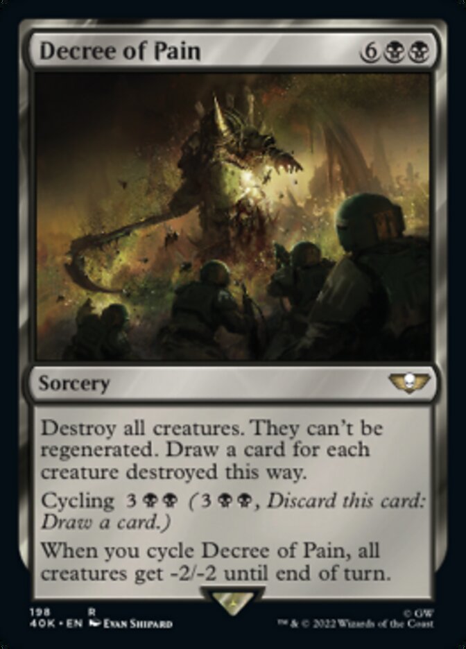 Decree of Pain - [Surge Foil] Warhammer 40,000 Commander (40K)