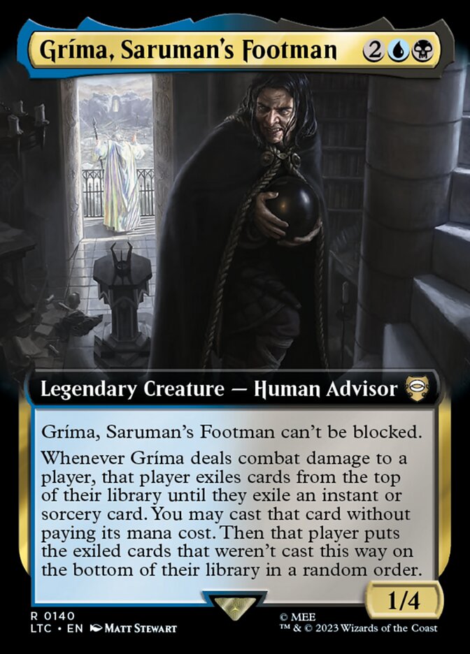 Gríma, Saruman's Footman - [Extended Art] Tales of Middle-earth Commander (LTC)