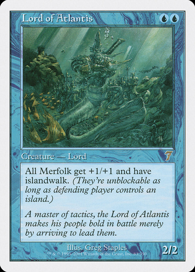 Lord of Atlantis - [Foil] Seventh Edition (7ED)