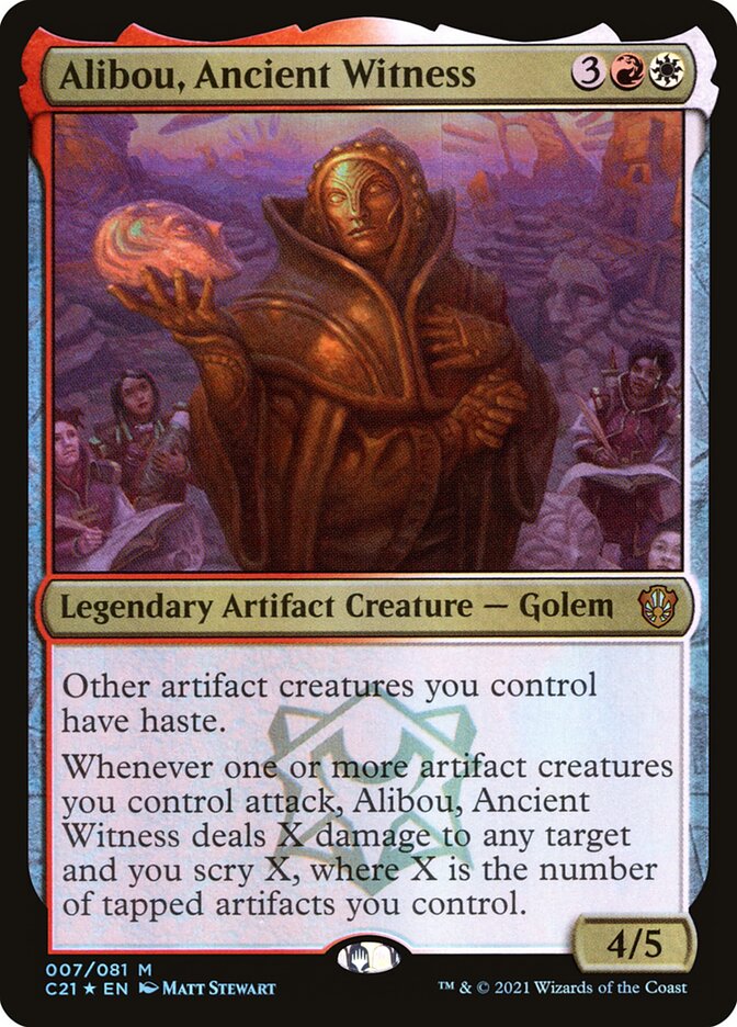 Alibou, Ancient Witness - [Foil] Commander 2021 (C21)