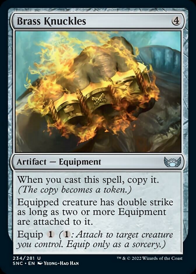Brass Knuckles - [Foil] Streets of New Capenna (SNC)