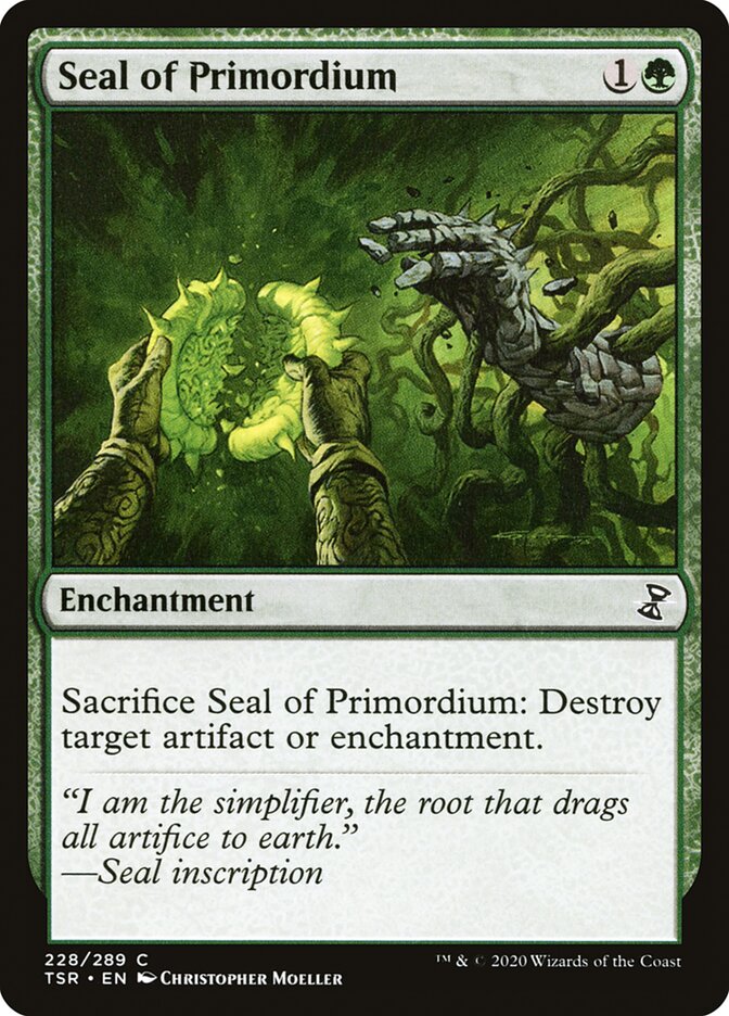 Seal of Primordium - [Foil] Time Spiral Remastered (TSR)