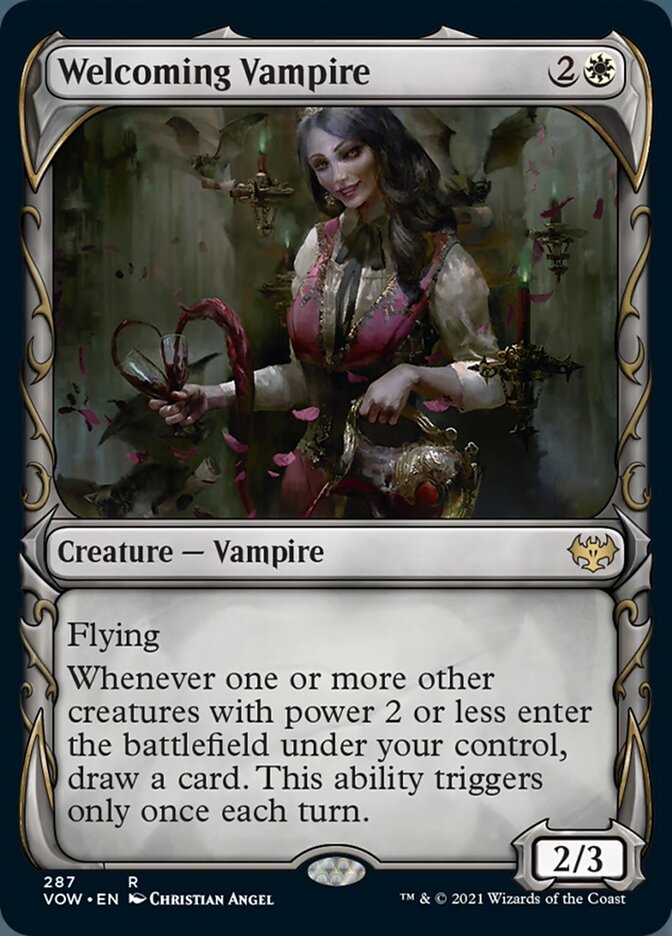 Welcoming Vampire - [Showcase] Innistrad: Crimson Vow (VOW)