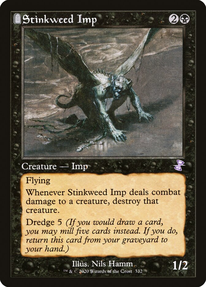Stinkweed Imp - [Foil, Retro Frame] Time Spiral Remastered (TSR)