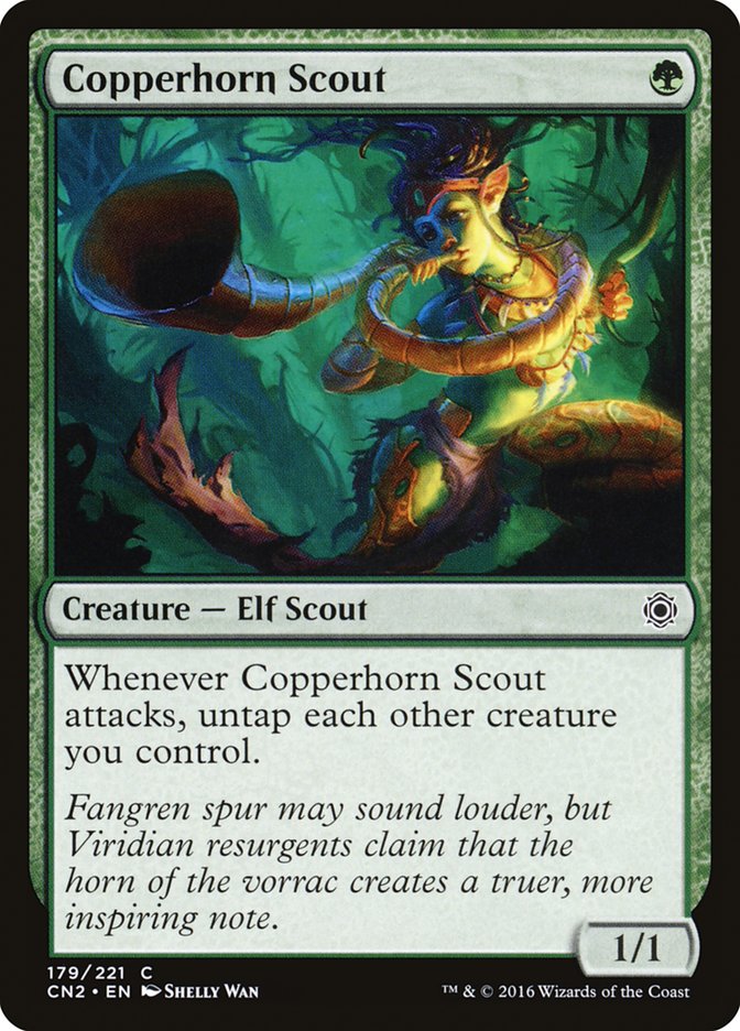 Copperhorn Scout - [Foil] Conspiracy: Take the Crown (CN2)