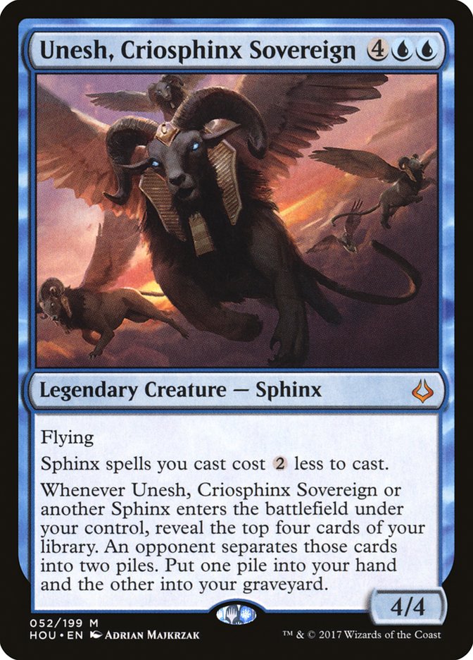 Unesh, Criosphinx Sovereign - [Foil] Hour of Devastation (HOU)