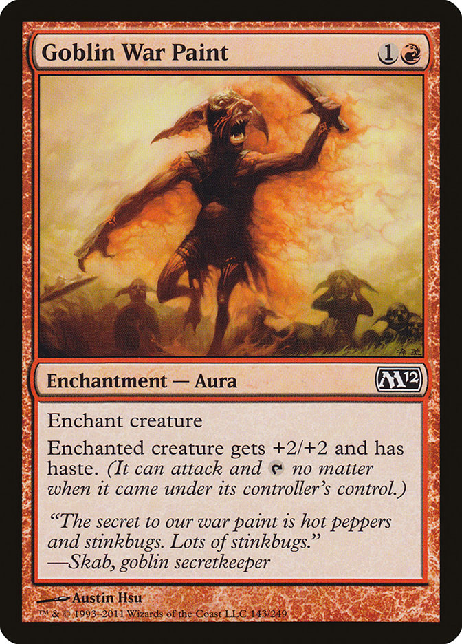 Goblin War Paint - [Foil] Magic 2012 (M12)