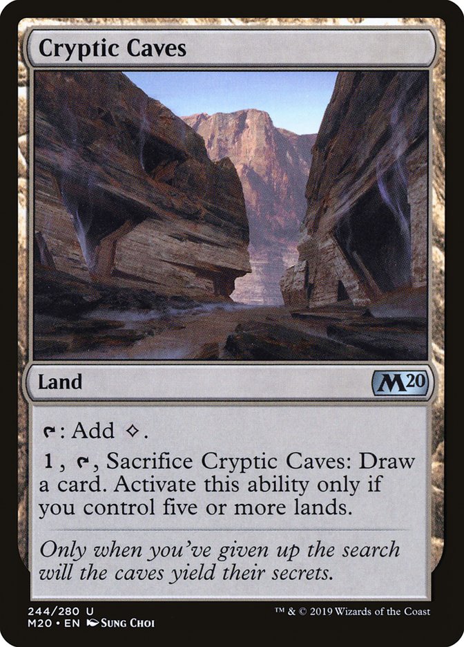 Cryptic Caves - [Foil] Core Set 2020 (M20)