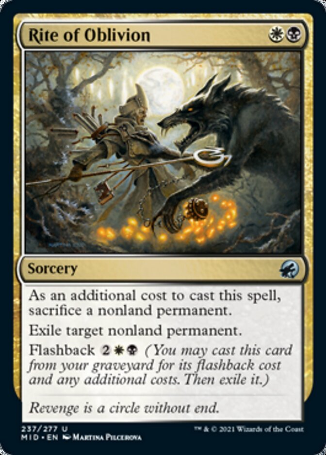 Rite of Oblivion - [Foil] Innistrad: Midnight Hunt (MID)