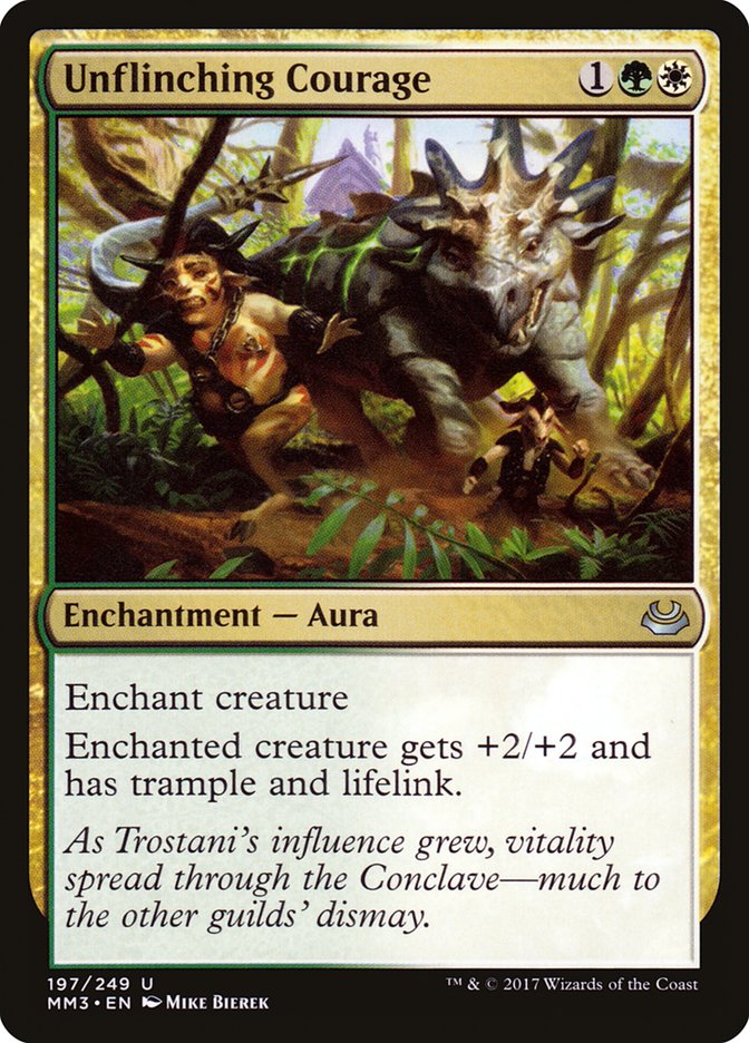 Unflinching Courage - [Foil] Modern Masters 2017 (MM3)