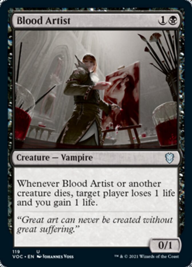 Blood Artist - [Foil] Crimson Vow Commander (VOC)