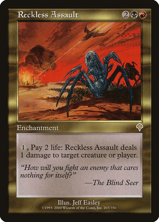 Reckless Assault - [Foil, Retro Frame] Invasion (INV)