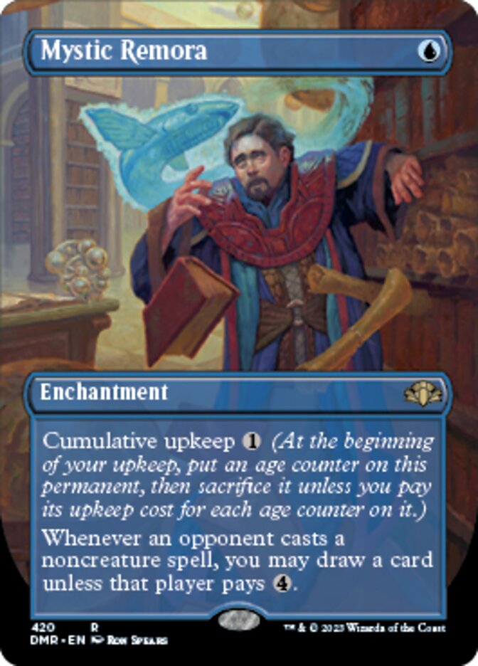 Mystic Remora - [Borderless] Dominaria Remastered (DMR)