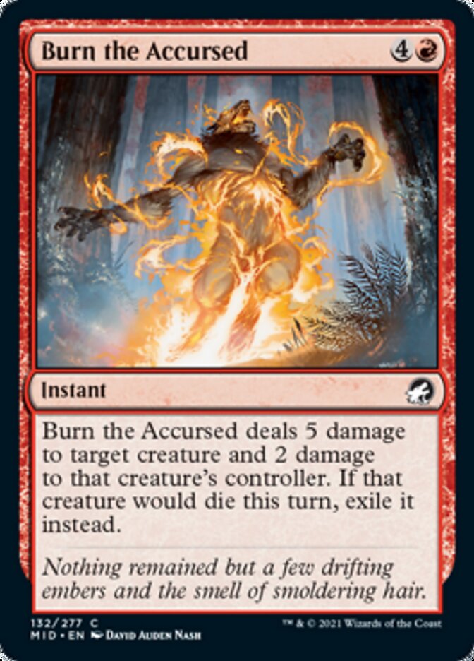 Burn the Accursed - [Foil] Innistrad: Midnight Hunt (MID)