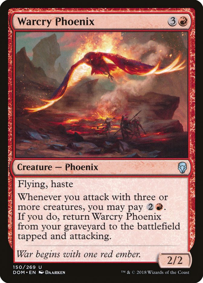 Warcry Phoenix - [Foil] Dominaria (DOM)