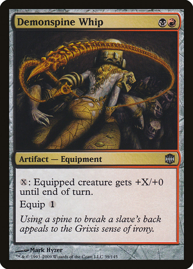 Demonspine Whip - [Foil] Alara Reborn (ARB)