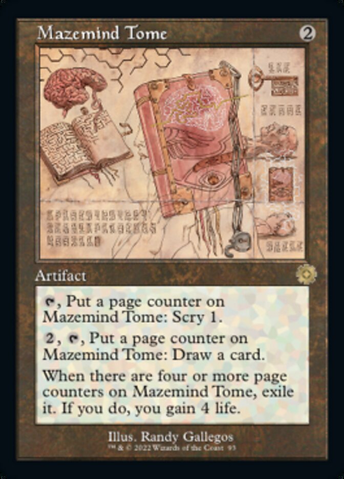 Mazemind Tome - [Foil, Schematic] The Brothers' War Retro Artifacts (BRR)