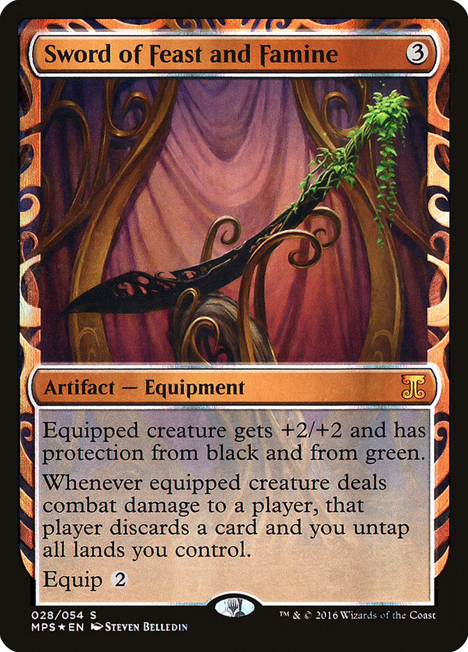 Sword of Feast and Famine - [Foil] Kaladesh Inventions (MPS)