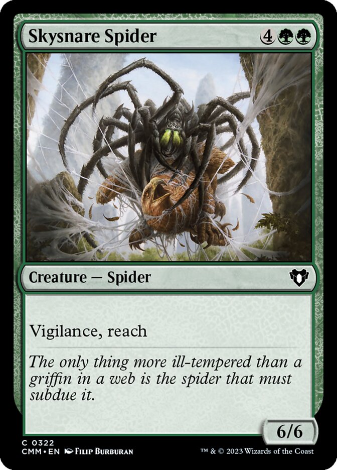 Skysnare Spider - [Foil] Commander Masters (CMM)