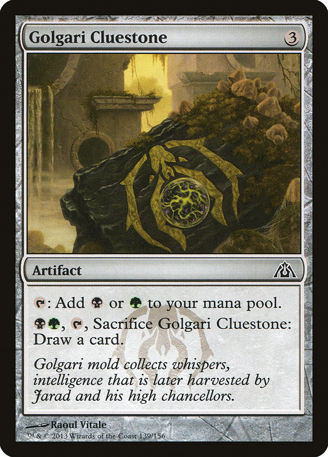 Golgari Cluestone - [Foil] Dragon's Maze (DGM)
