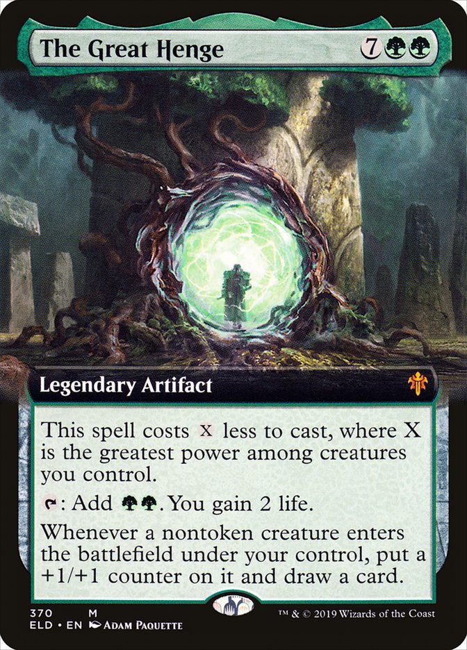 The Great Henge - [Foil, Extended Art] Throne of Eldraine (ELD)