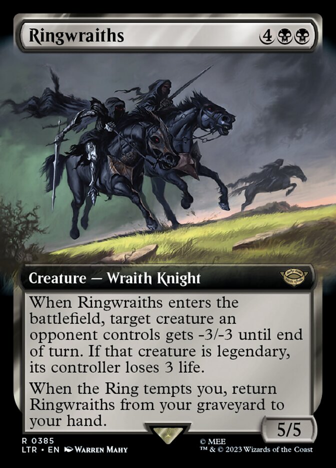 Ringwraiths - [Foil, Extended Art] The Lord of the Rings: Tales of Middle-earth (LTR)