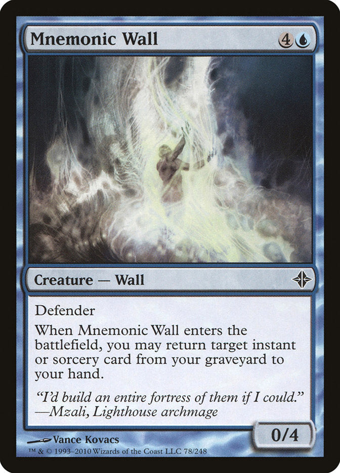Mnemonic Wall - [Foil] Rise of the Eldrazi (ROE)