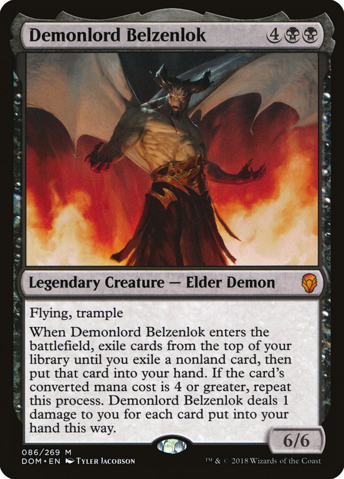 Demonlord Belzenlok - [Foil] Dominaria (DOM)