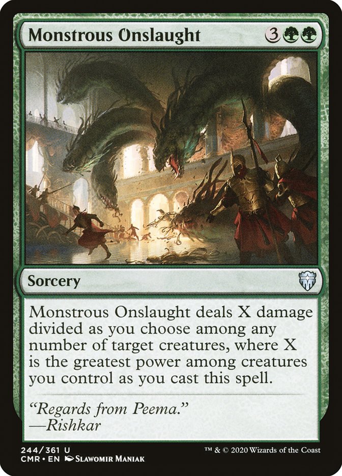 Monstrous Onslaught - [Foil] Commander Legends (CMR)