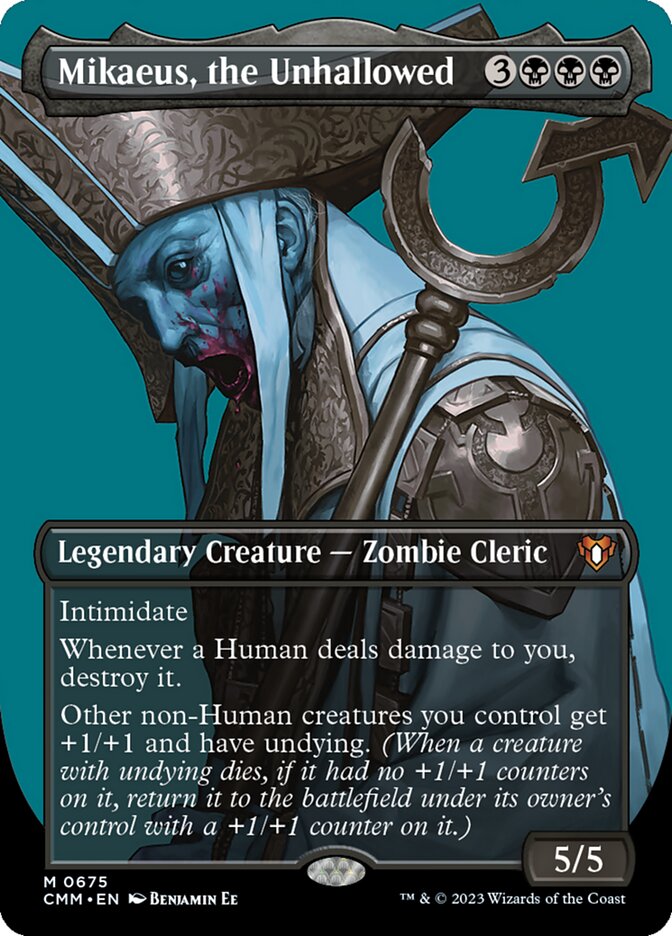 Mikaeus, the Unhallowed - [Foil, Borderless] Commander Masters (CMM)