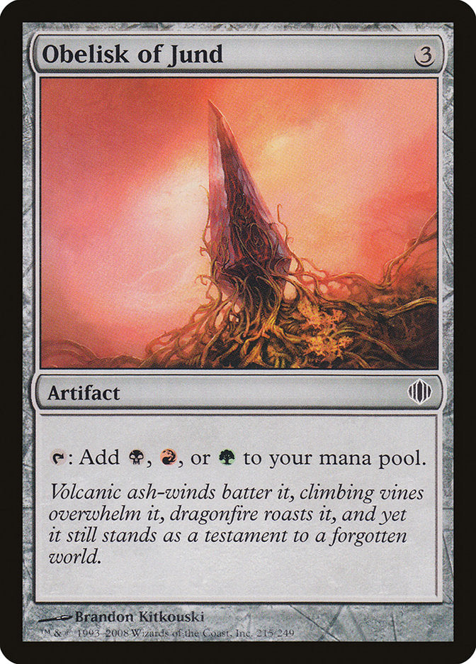 Obelisk of Jund - [Foil] Shards of Alara (ALA)