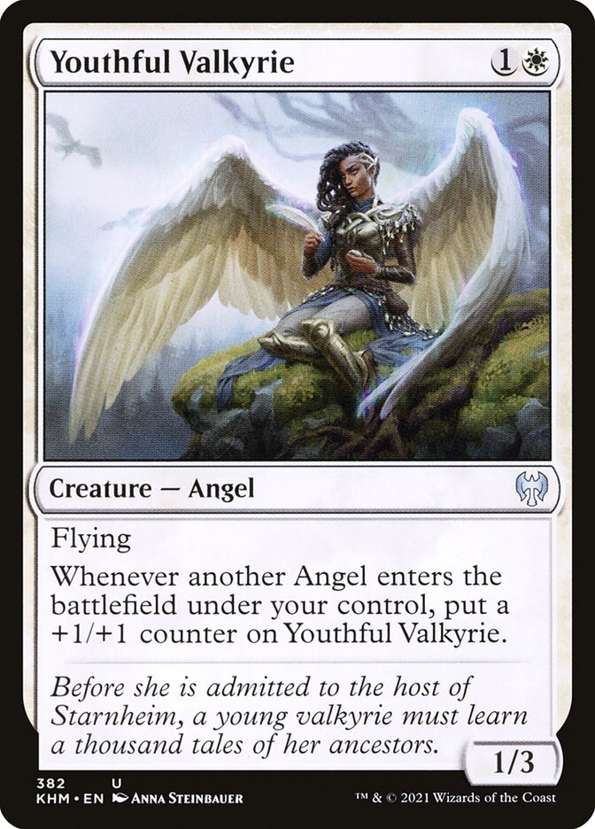 Youthful Valkyrie - [Foil] Kaldheim (KHM)