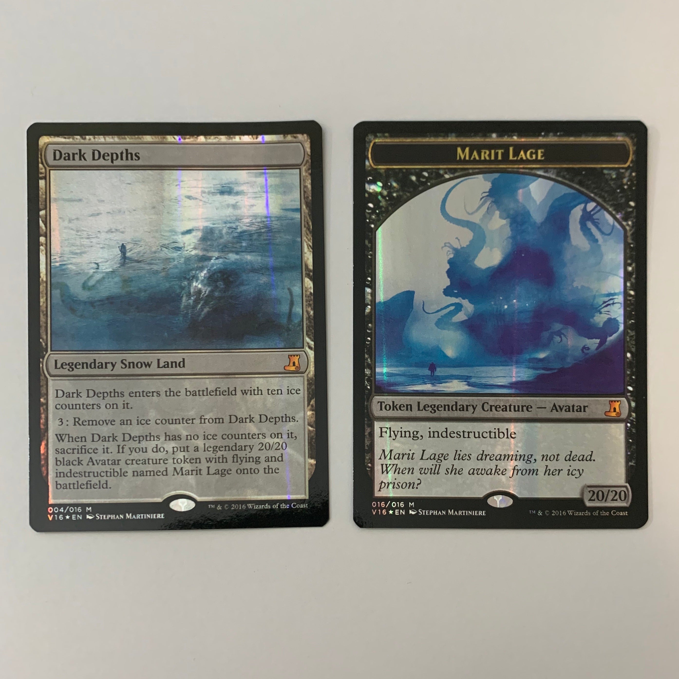 Dark Depths and Marit Lage Token - [FOIL] FTV: Lore – Alchemist's