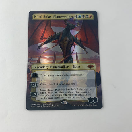Nicol Bolas, Planeswalker - [FOIL, Borderless] Mythic Edition: Guilds of Ravnica