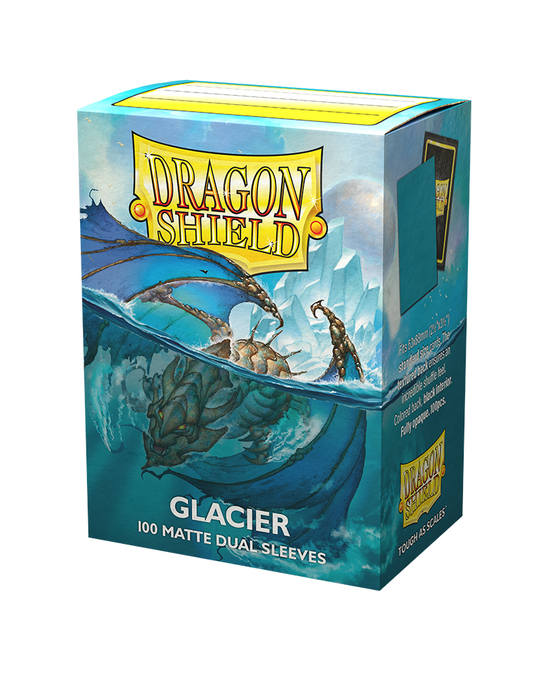 Dragon Shield Deck Protector Sleeves - Matte Dual Glacier (100 Count)