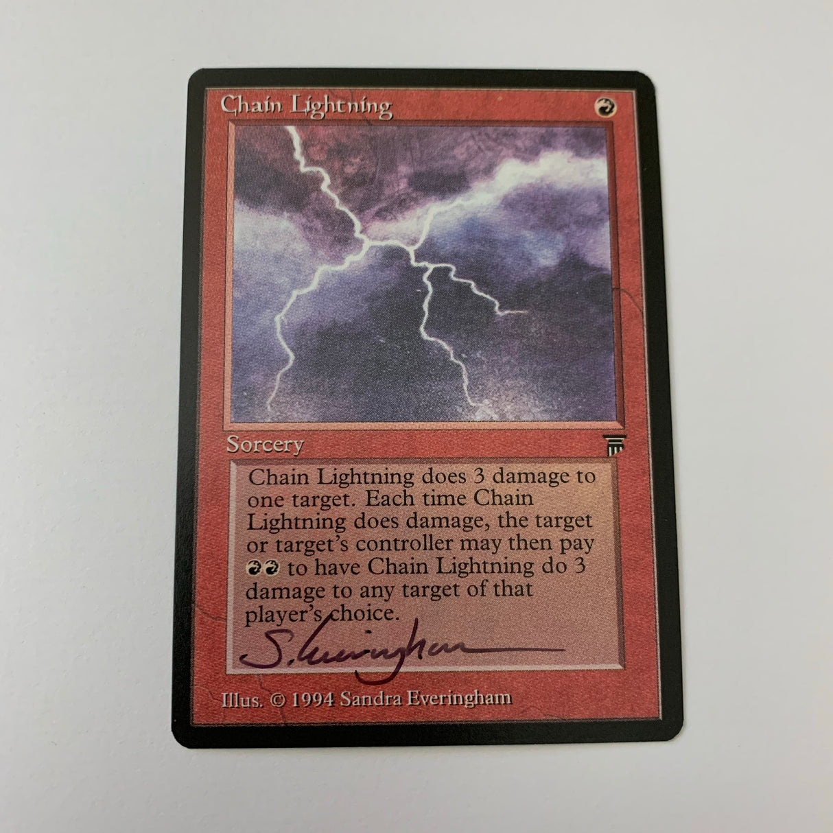 Chain Lightning - [Signed] Legends