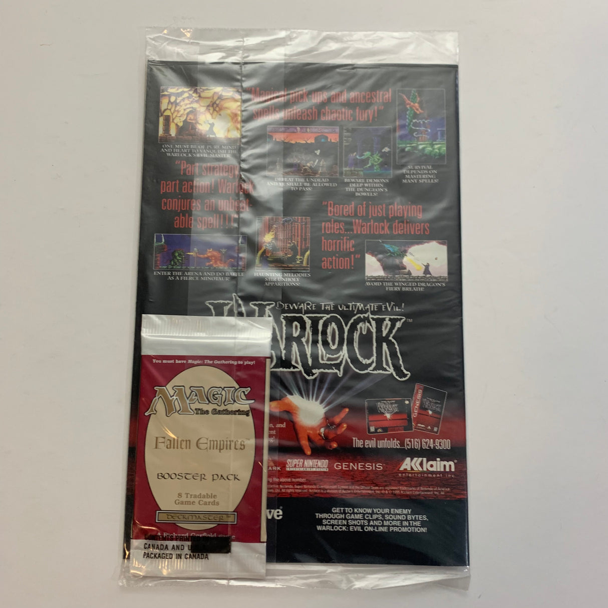 Fallen Empires Comic Book & Booster Pack No. 1 (1995)