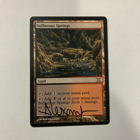 Sulfurous Springs - [Signed] Tenth Edition (10E)