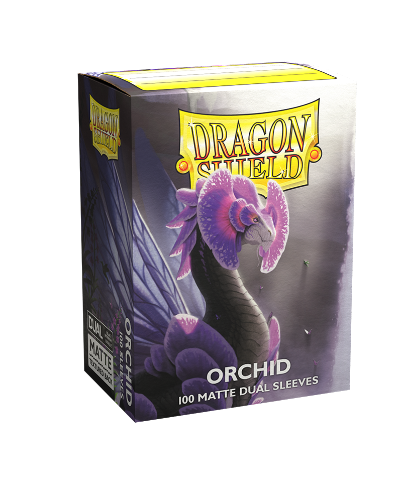 Dragon Shield Deck Protector Sleeves - Matte Dual Orchid (100 Count)