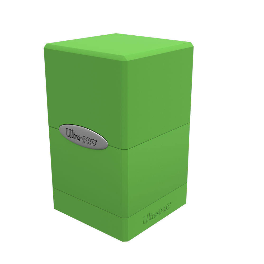 Satin Tower Deck Box by Ultra Pro - [Satin] Lime Green