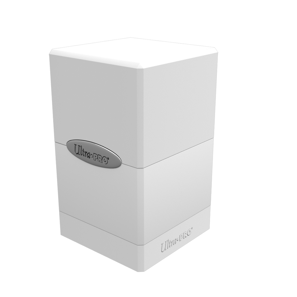 Satin Tower Deck Box by Ultra Pro - [Satin] White